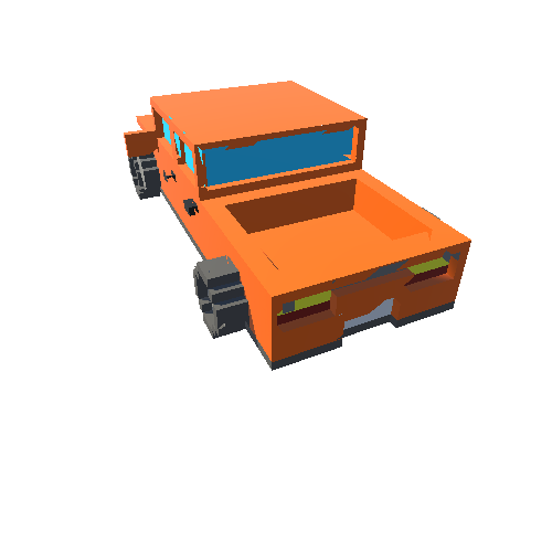 Oranje Pickup truck